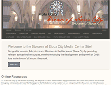 Tablet Screenshot of mediacenter.scdiocese.org